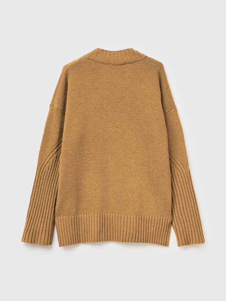 V NECK SWEATER L/S Women image number 6
